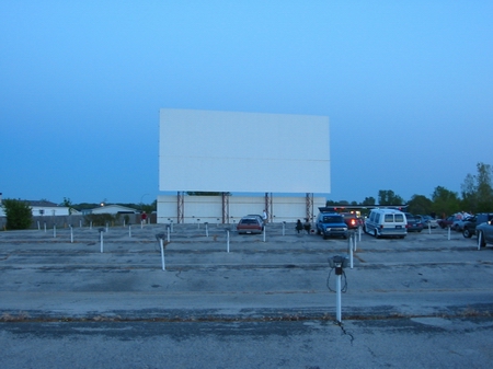 Miracle Twin Drive-In Theatre - Screen - Photo From Water Winter Wonderland (newer photo)